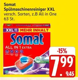 Marktkauf Somat spülmaschinenreiniger xxl all in one Angebot