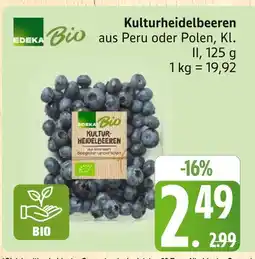 Marktkauf Edeka bio kulturheidelbeeren Angebot