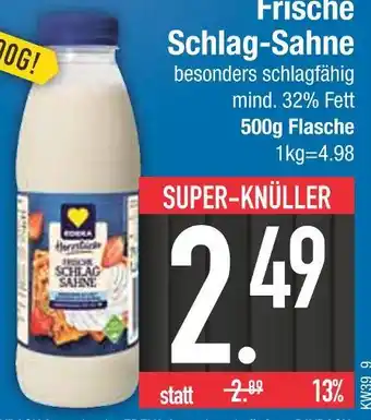 Edeka Frische schlag-sahne Angebot