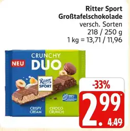 Marktkauf Ritter sport großtafelschokolade Angebot