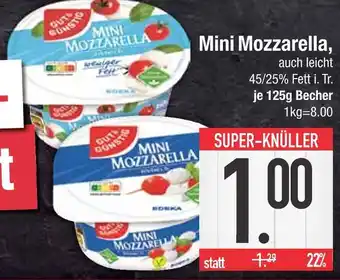 Edeka Gut & günstig mini mozzarella Angebot