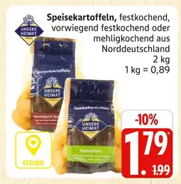 Marktkauf Unsere heimat speisekartoffeln festkochend Angebot