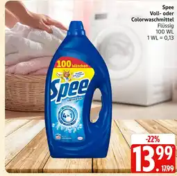 Marktkauf Spee voll- oder colorwaschmittel Angebot