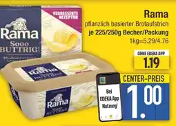 Edeka Rama pflanzlich basierter brotaufstrich Angebot