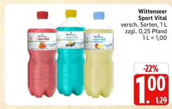 Marktkauf Wittenseer sport vital grapefruit Angebot
