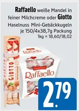 Edeka Raffaello weiße mandel in feiner milchcreme Angebot