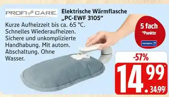 Marktkauf Profi care elektrische wärmflasche pc-ewf 3105 Angebot