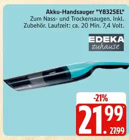 Marktkauf Edeka zuhause akku-handsauger y8325el Angebot