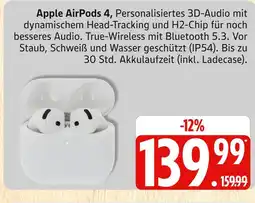 Marktkauf Apple airpods 4 Angebot