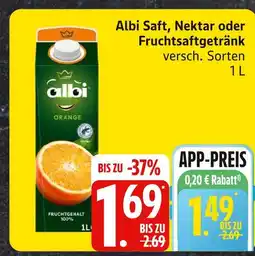 Edeka Albi saft, nektar oder fruchtsaftgetränk Angebot