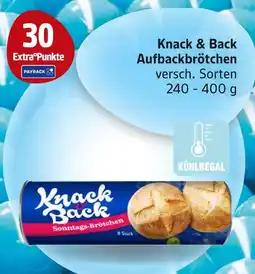 Marktkauf Knack & back aufbackbrötchen Angebot