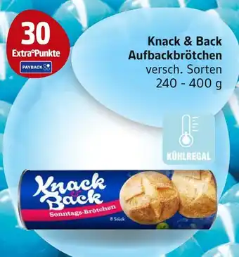 Marktkauf Knack & back aufbackbrötchen Angebot