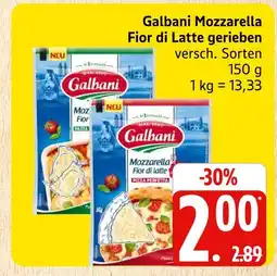 Marktkauf Galbani mozzarella fior di latte gerieben Angebot