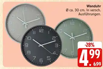 Marktkauf Wanduhr Angebot