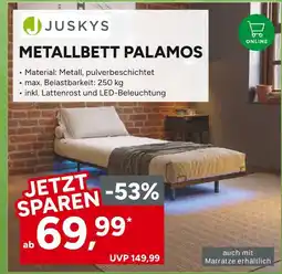 Marktkauf Juskys metallbett palamos Angebot