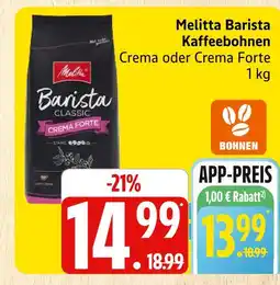 Marktkauf Melitta barista crema Angebot