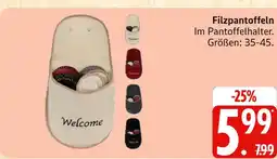 Marktkauf Filzpantoffeln Angebot