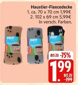 Marktkauf Haustier-fleecedecke Angebot