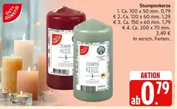 Marktkauf Gut & günstig stumpenkerze Angebot