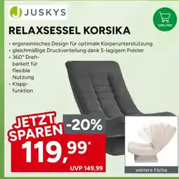 Marktkauf Juskys relaxsessel korsika Angebot