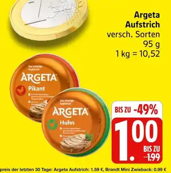 Marktkauf Argeta aufstrich pikant Angebot