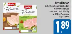 Edeka Herta finesse schinken hauchzart Angebot