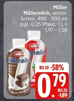 Edeka Müller müllermilch schoko-geschmack Angebot