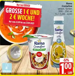 Marktkauf Rama cremfine 100% pflanzlich Angebot