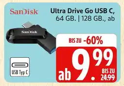 Marktkauf Sandisk ultra drive go usb c, 64 gb Angebot
