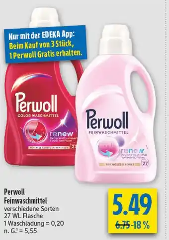 diska Perwoll color waschmittel Angebot