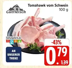 Marktkauf Gutfleisch tomahawk vom schwein Angebot