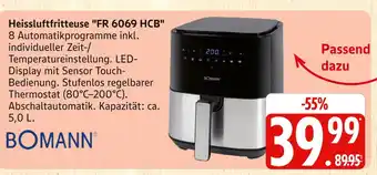 Marktkauf Bomann heissluftfritteuse fr 6069 hcb Angebot