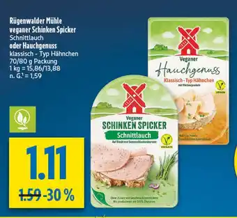 diska Rügenwalder mühle veganer schinken spicker schnittlauch Angebot
