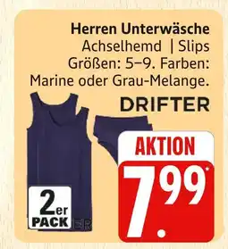 Marktkauf Drifter herren unterwäsche achselhemd Angebot