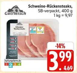 Marktkauf Gutfleisch schweine-rückensteaks Angebot