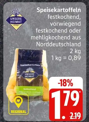 Edeka Unsere heimat speisekartoffeln Angebot