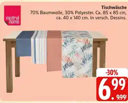 Marktkauf Mistral home tischwäsche Angebot