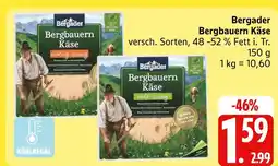 Edeka Bergader bergbauern käse würzig-nussig Angebot