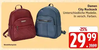 Marktkauf Damen city rucksack Angebot