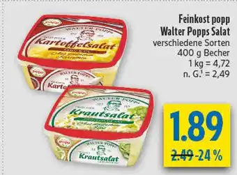 diska Walter popps s salat Angebot