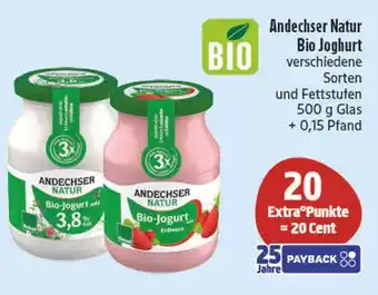 E-Center Andechser natur bio joghurt natur Angebot