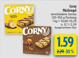 diska Corny müsliriegel schoko-banane Angebot