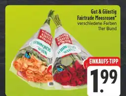 E-Center Gut & günstig fairtrade moosrosen Angebot