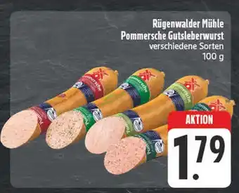 E-Center Rügenwalder mühle pommersche gutsleberwurst Angebot