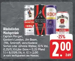 E-Center Captain morgan spiced gold & cola Angebot