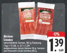 E-Center Abraham land schinken Angebot
