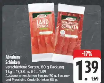 E-Center Abraham land schinken Angebot