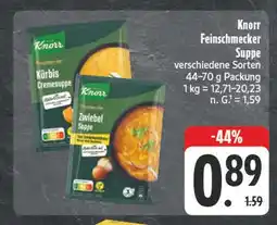 E-Center Knorr feinschmecker suppe Angebot