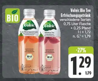 E-Center Volvic bio tee erfrischungsgetränk pfirsichgeschmack Angebot