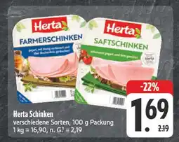 E-Center Herta farmerschinken Angebot